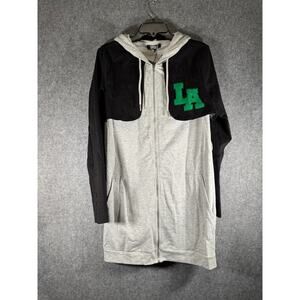 Capsulle Dress Women Medium gray Full Zip Midi Smiley‎ Face Lettermen Streetwear